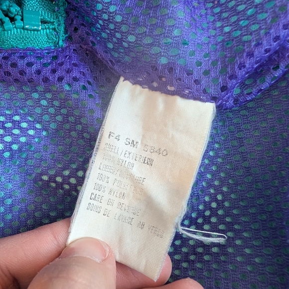 VTG Columbia Sportswear Skidaddle Mens Size Large Turquoise & Purple Jacket Y2K - Picture 15 of 15